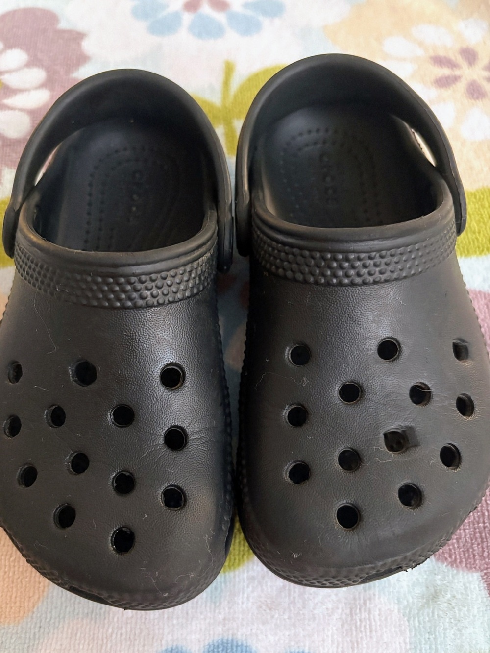 CROCS Kids Black Classic Clog Sandals